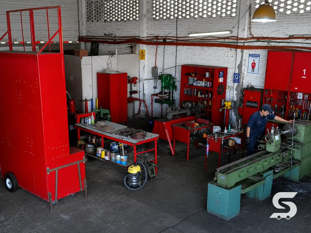 Servicio de Torno y Maquinado Interno en Talleres Saucedo, taller de tractocamiones en Uruapan, Michoacán